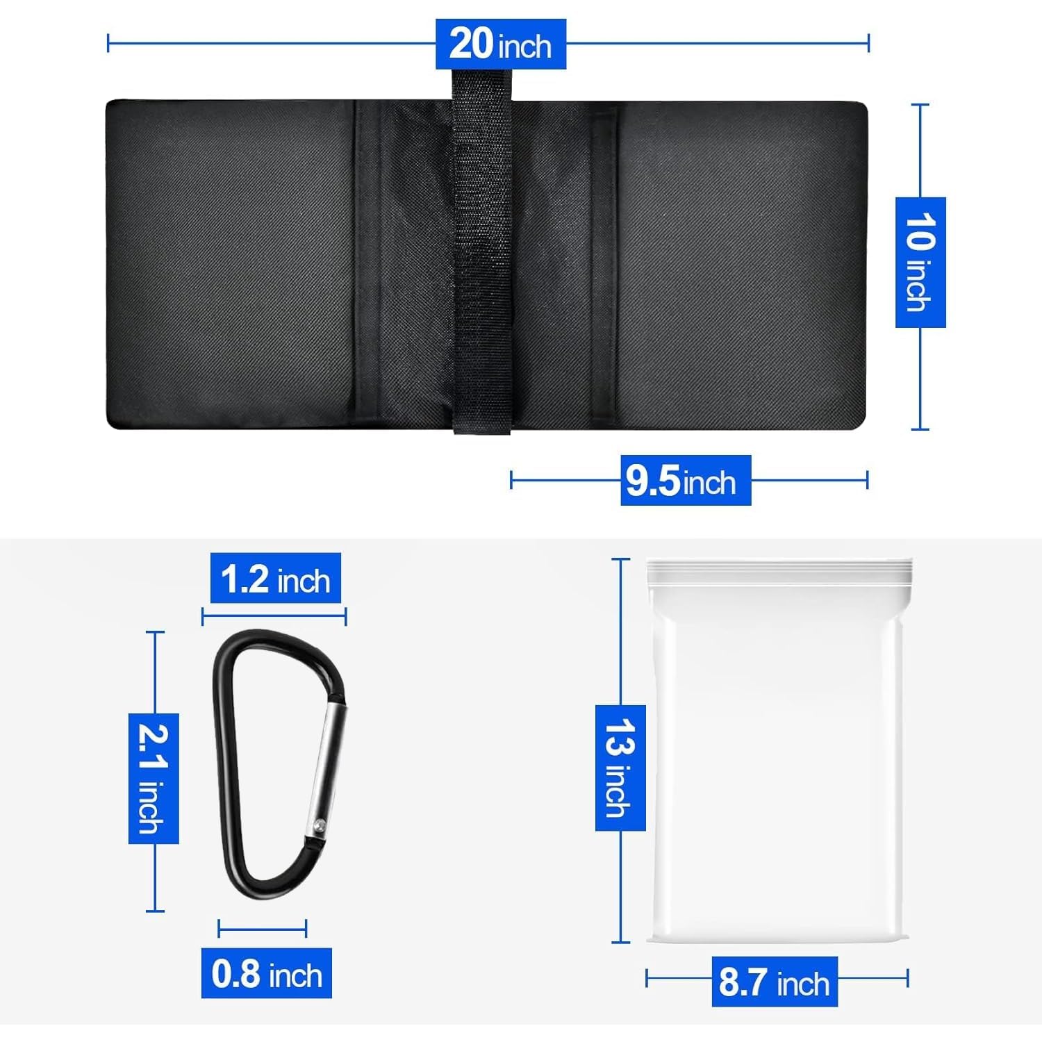 EMART Heavy Duty Sandbag Photo Studio Weight Bag Saddlebag Design for Photography Light Stand Tripod, Outdoor Patio, Sports, Pop up Tent, Umbrella Base, Camping, Fishing Chair -4 Packs Set(Black)