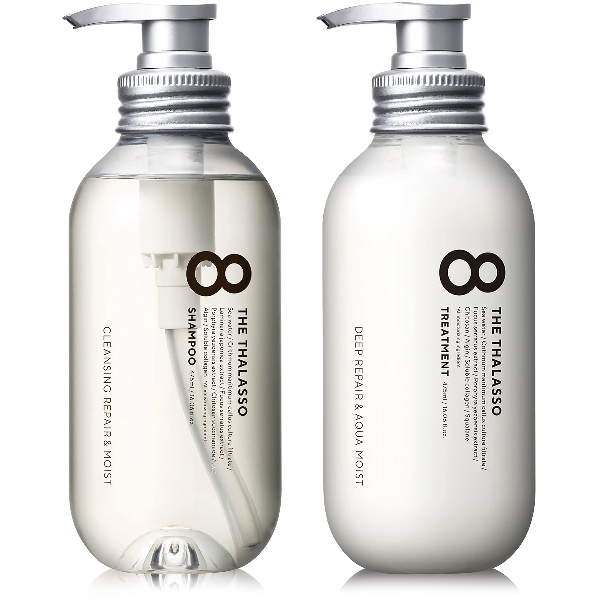 Mua 8 the Thalasso Moist Shampoo and Hair Treatment Set, 16.1 fl