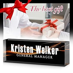 Custom Office Name Plate for Desk - Desk Name Plate