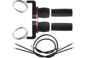 SING F LTD Bicycle Twist Shifter Repair Kit, with Grips Cables for MTB Road Bike Cycle Universal - 3x6 (18) Speed