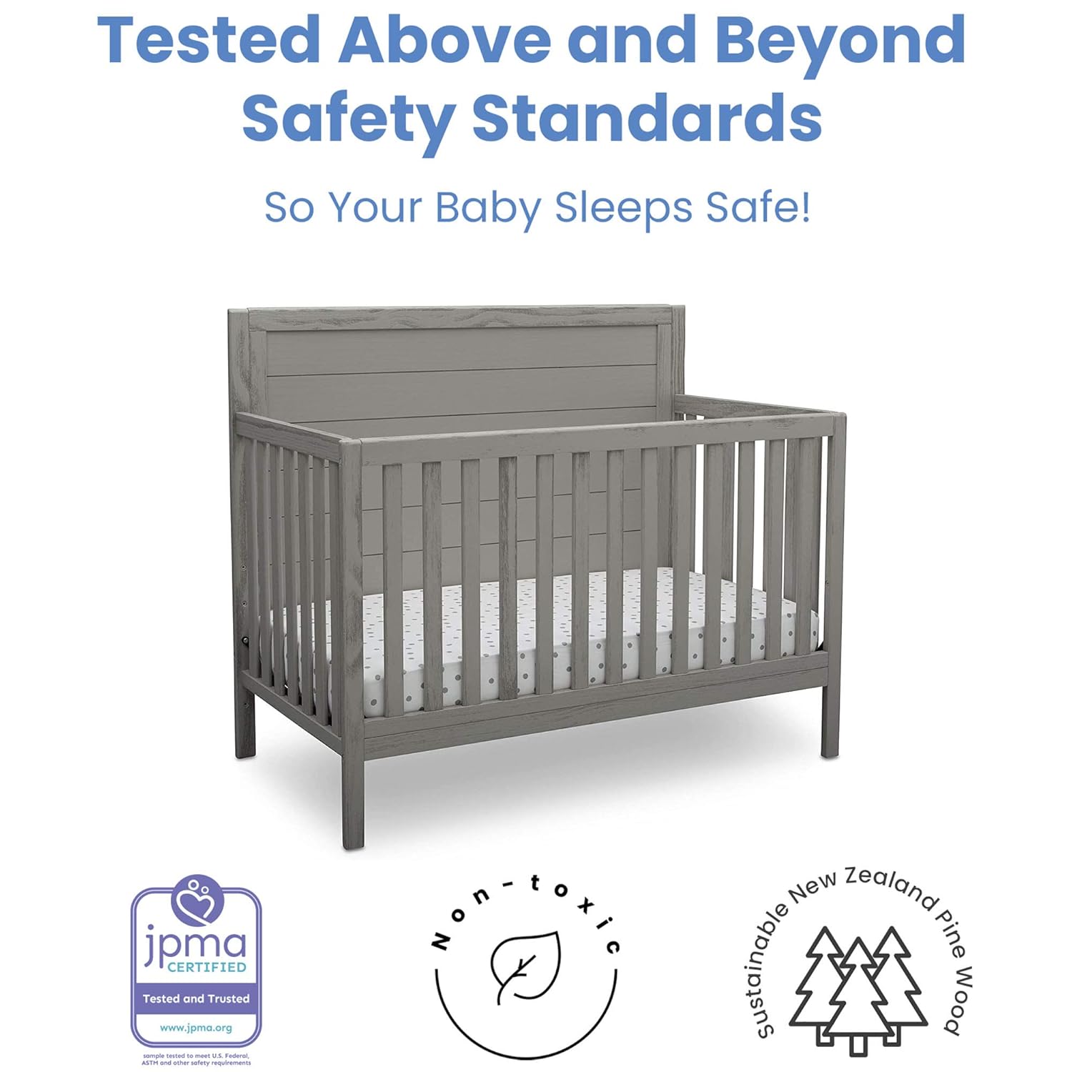 delta farmhouse crib reviews
