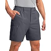 Keevoom Mens Hiking Golf Shorts Quick Dry Lightweight Summer Beach Flat Front Dress Short for Work Travel Camping Pants