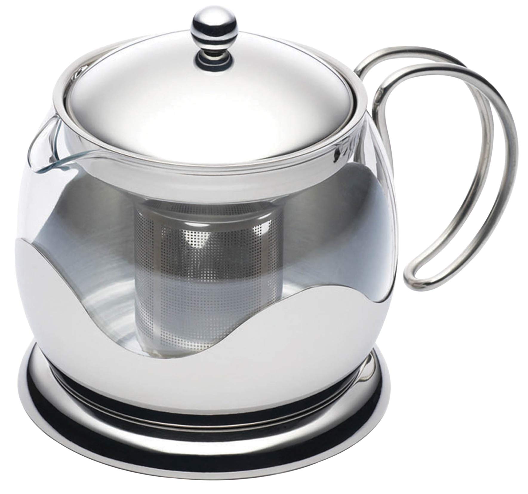 KitchenCraft Le'Xpress 5Cup Glass Teapot with Infuser, 900 900 ml (1.5