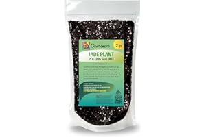 GARDENERA Premium Jade Plant Potting Soil Mix - (2 Quart Bag)