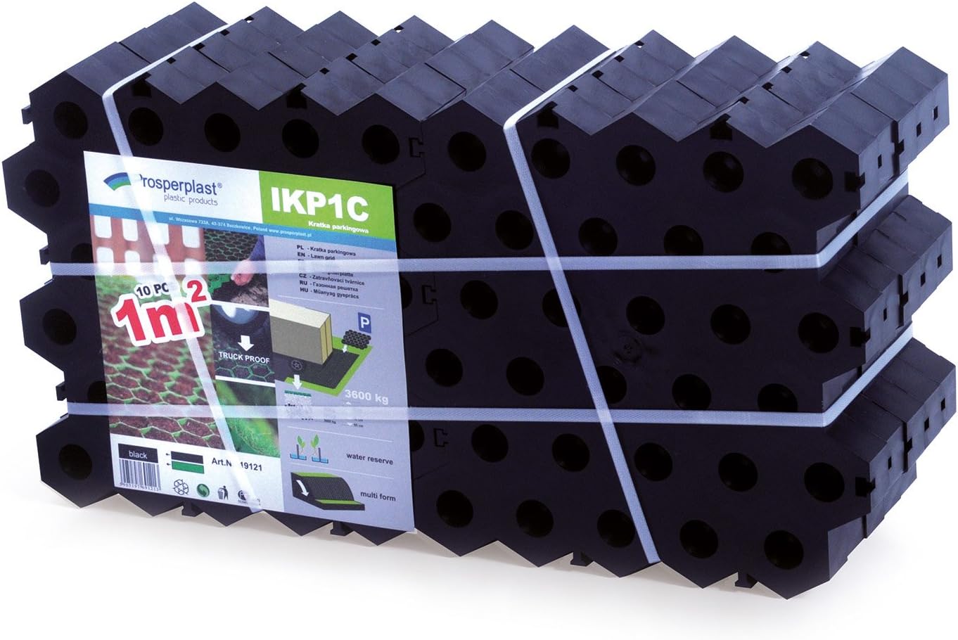 Prosperplast Negro 1 M² desmontadores de césped de Malla de ...