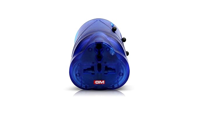 GM Modular 3010-World Travel Adaptor (Suitable For Different Types Of Plugs Used Around The World In 150 Countries) Color may vary
