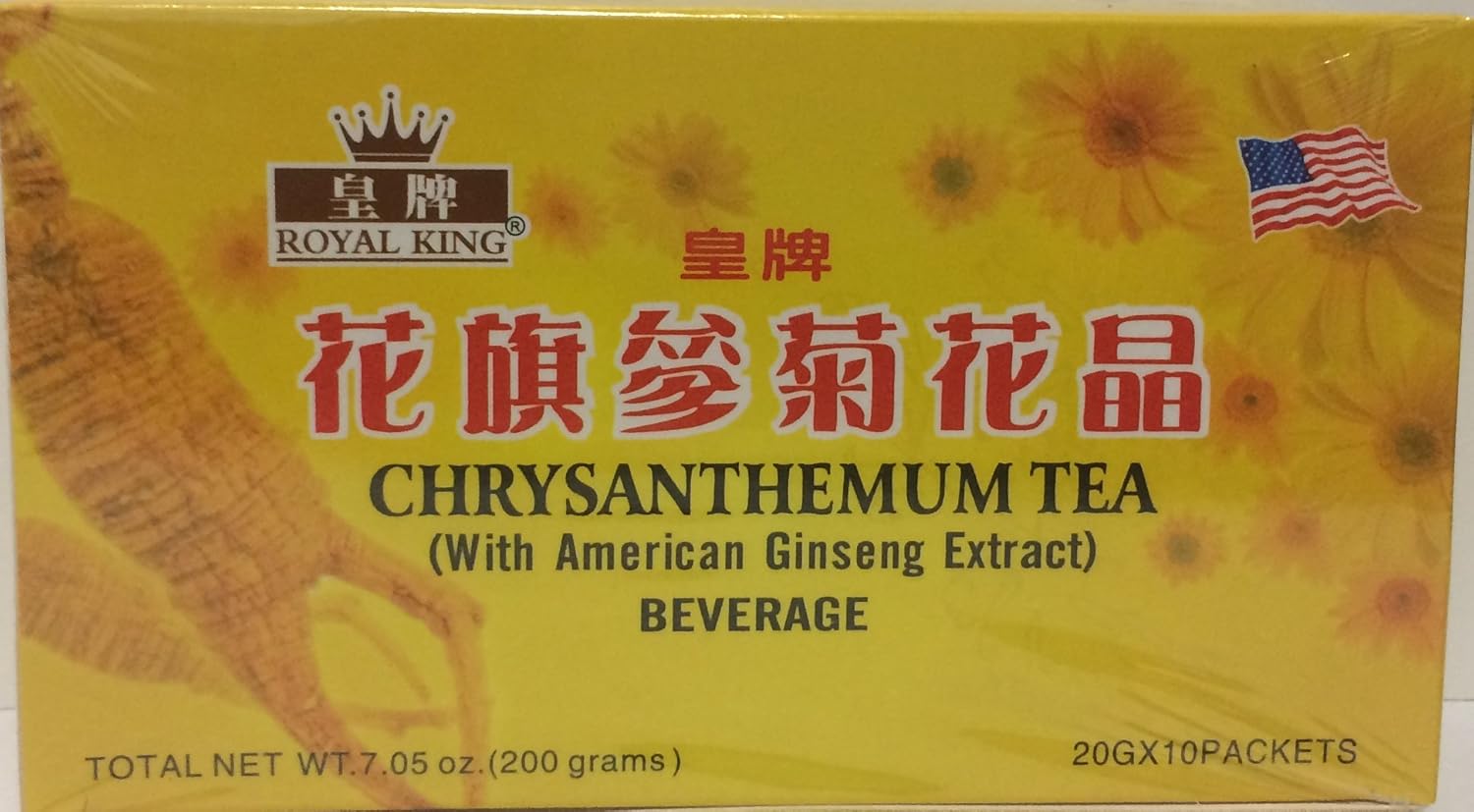 Instant Chrysanthemum Tea with American Ginseng Extract
