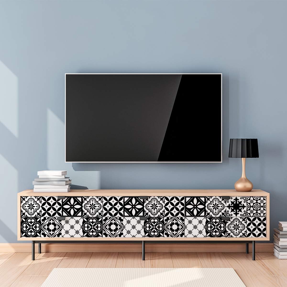 Ambiance Sticker Self-Adhesive Furniture and Tables Tile Stickers for Kitchen and Living Room Decoration Cynthia - Image 3