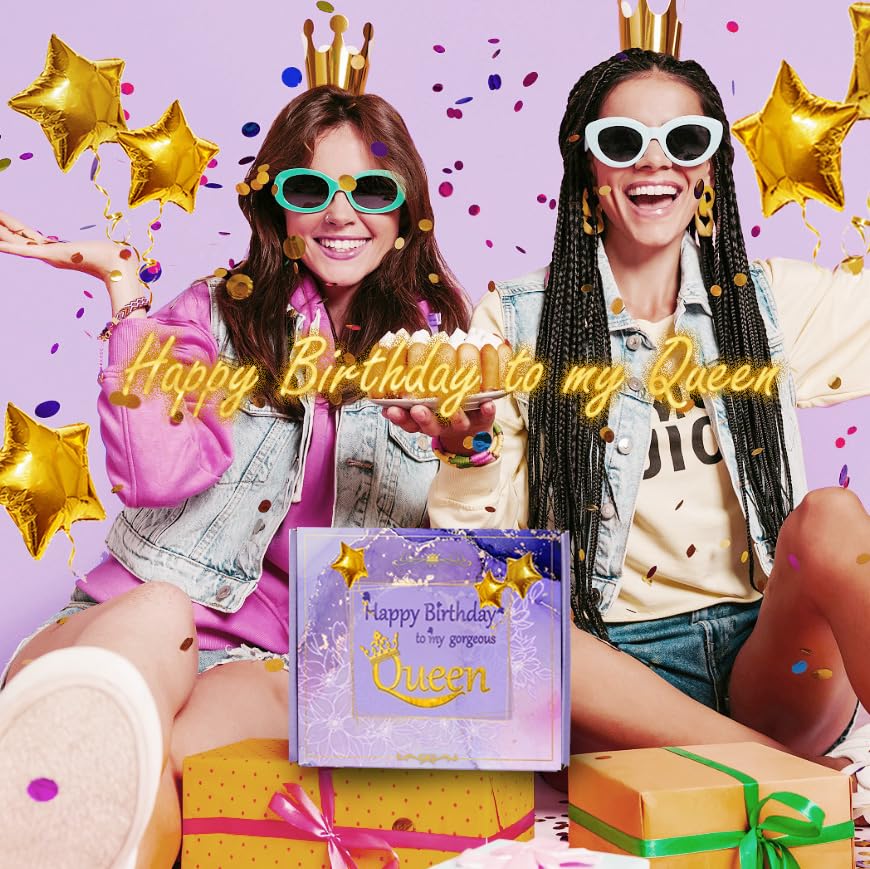 Birthday Gifts for Women, Happy Birthday Pamper Hampers Relaxation Bath Set Package for Her, Birthday Presents Gift Box for Best Friends Mum Sister Auntie Wife, Ladies Birthday Gift Set Idea