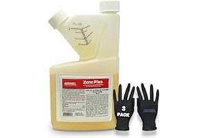 Agrisel Zone Plus Insect & Pest Control, Broad Spectrum, for Indoor & Outdoor, Effective Against 100 Pests, Eco-Friendly, 3-Pack of Disposable is Included with Purchase, 16 Ounce