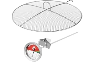 BQMAX Turkey Fryer Top Cover Kit for Charbroil The Big Easy Oil-less Turkey Fryer 17102065 18102095, Top Cover and Thermometer for Charbroil Big Easy Tru-infrared Char Broil Big Easy Turkey Fryer Top Cover