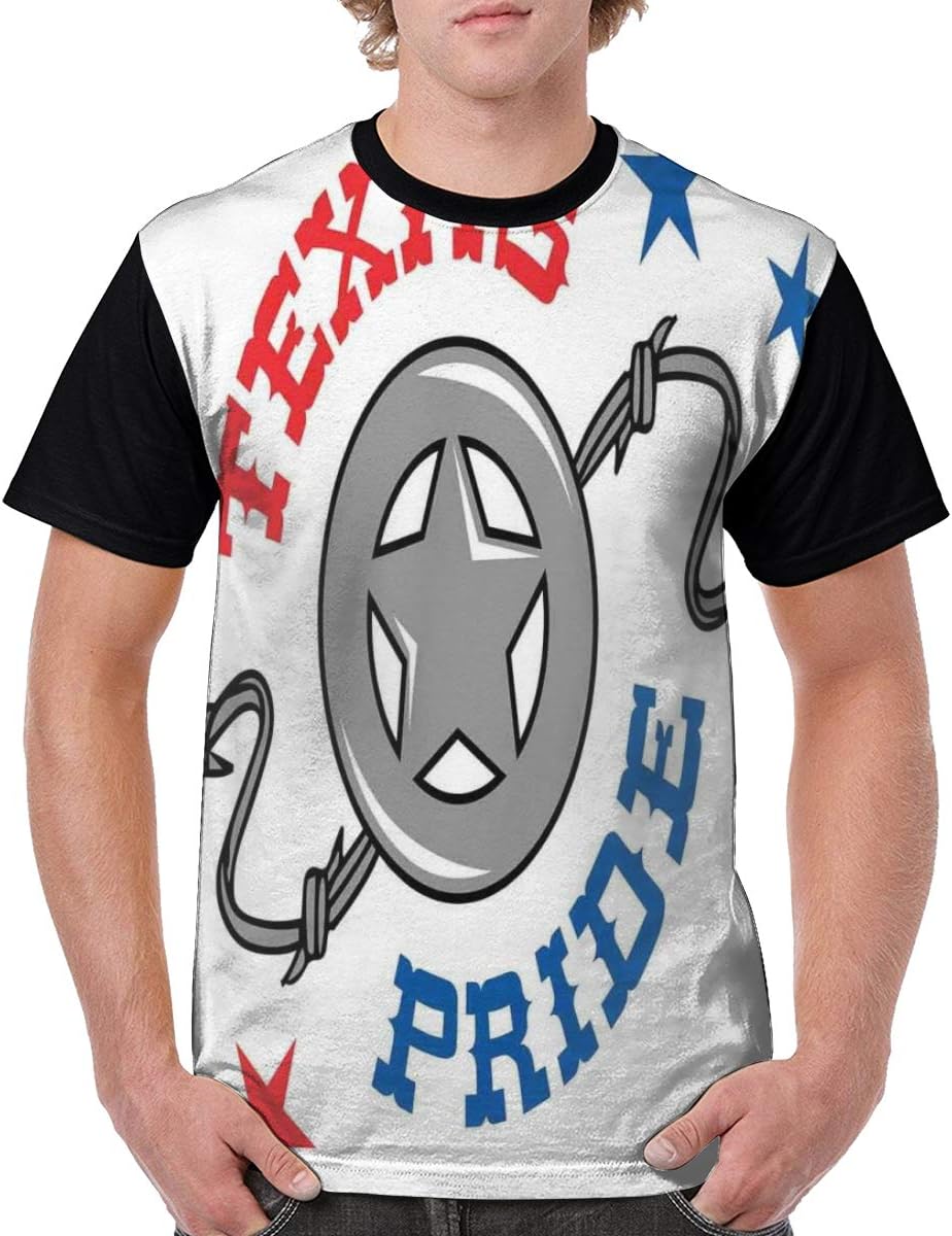 GULTMEE Camisetas para Hombre, diseño de Estrella Solitaria y Alambre