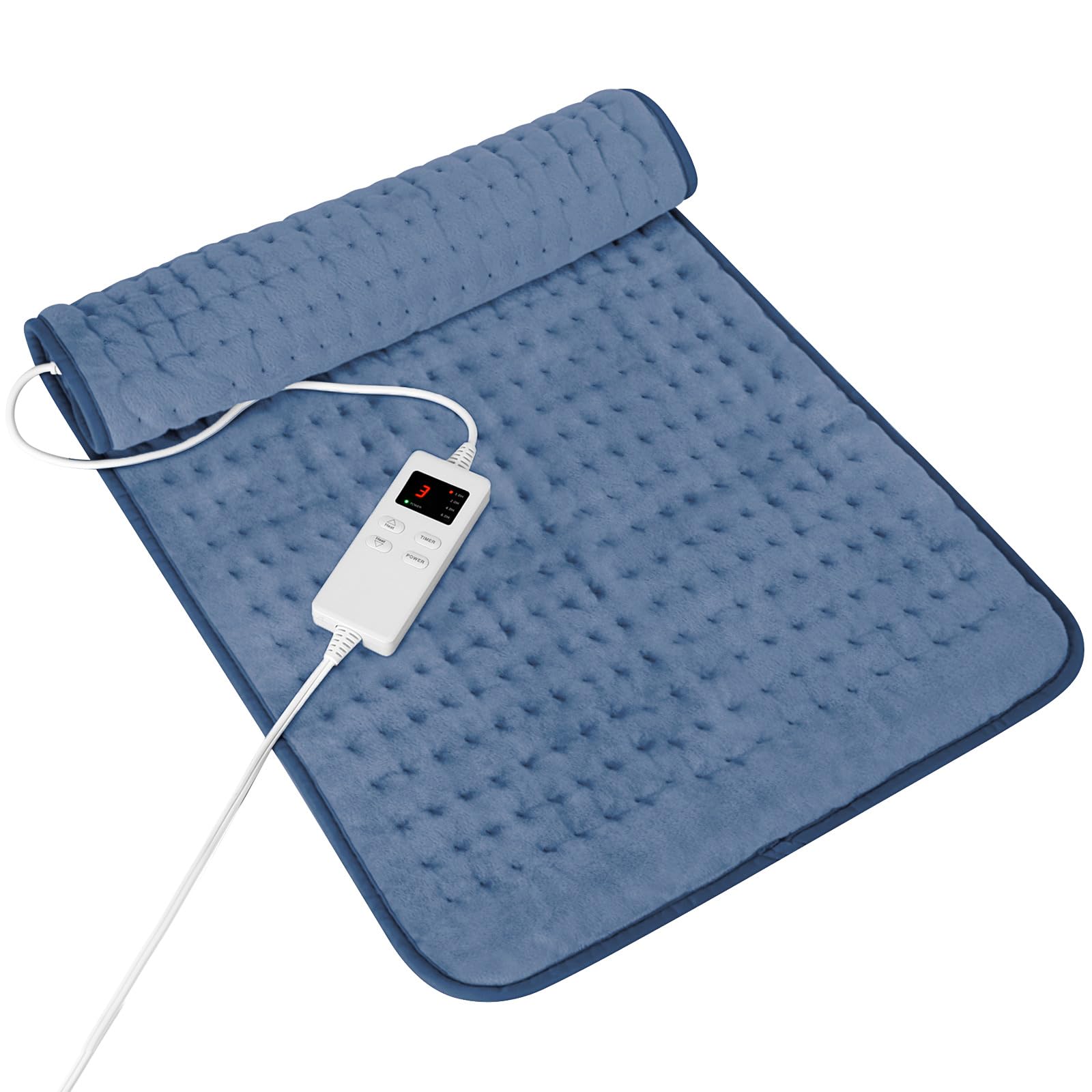 Heating Pad for Gifts Soothing Heat Therapy for Women & Men, Perfect Christmas, Mothers Day, Birthday Gifts for Her, Dad Gifts & White Elephant Gift, Cozy Stocking Stuffer for Women/Mom Image