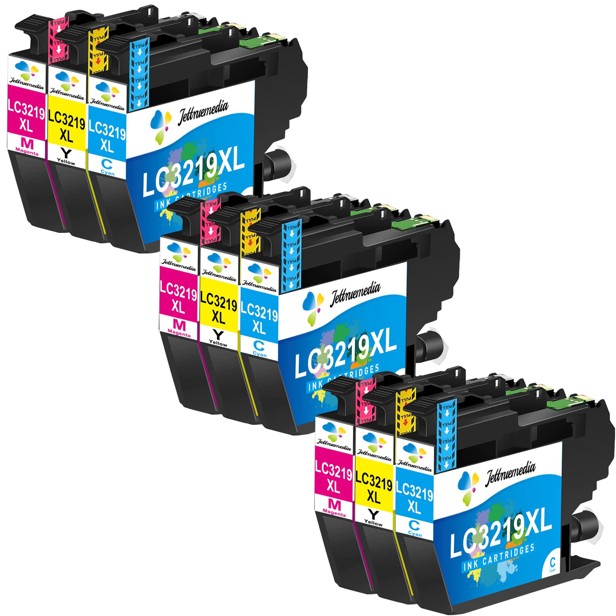 LC3219XL Ink Cartridges Replacement for Brother 3219XL LC3217 LC-3219 Ink Multipack Compatible with Brother MFC-J5330DW MFC-J5730DW MFC-J5930DW MFC-J6530DW MFC-J6930DW MFC-J6935DW MFC-J5335DW(9pack)