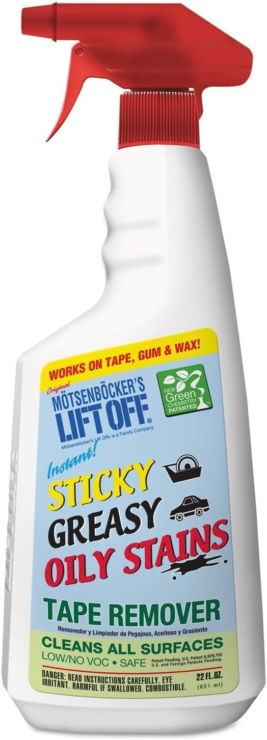 Motsenbocker's Lift-Off No. 2 Adhesive/Grease Stain Remover, 22oz Trigger Spray