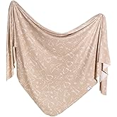 Copper Pearl Large Premium Knit Baby Swaddle Receiving Blanket Sandy