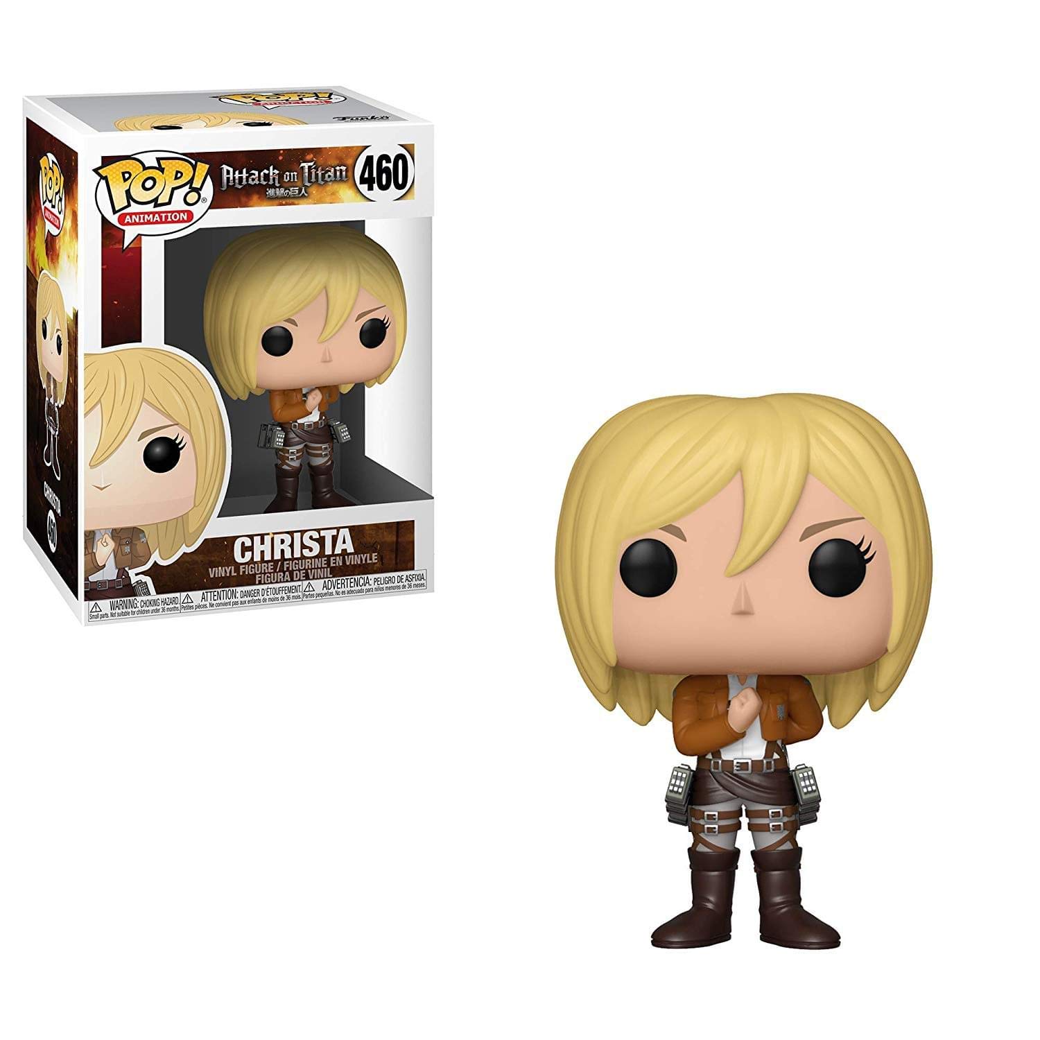 Photo 1 of Funko Pop! Animation: Attack on Titan - Christa Toy, Multicolor