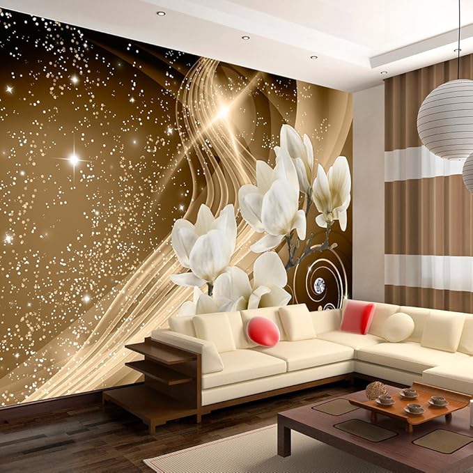 Wand Dekoration Vlies Tapete Magnolien Abstrakt Blitz Diamant Braun Gold Blumen B A 0237 A B Wandtapete Design Tapete Moderne Wanddeko Fototapete 350x256 Cm Murando Ncci1914 Com