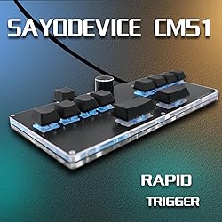 BTXETUEL SayoDevice CM51 Rapid Trigger Keyboard for