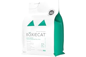 Boxie® Gently Scented 30 Day Odor Control Clumping Cat Litter, 28lb Boxiecat 99.9% Dust Free Clay Kitty Litter