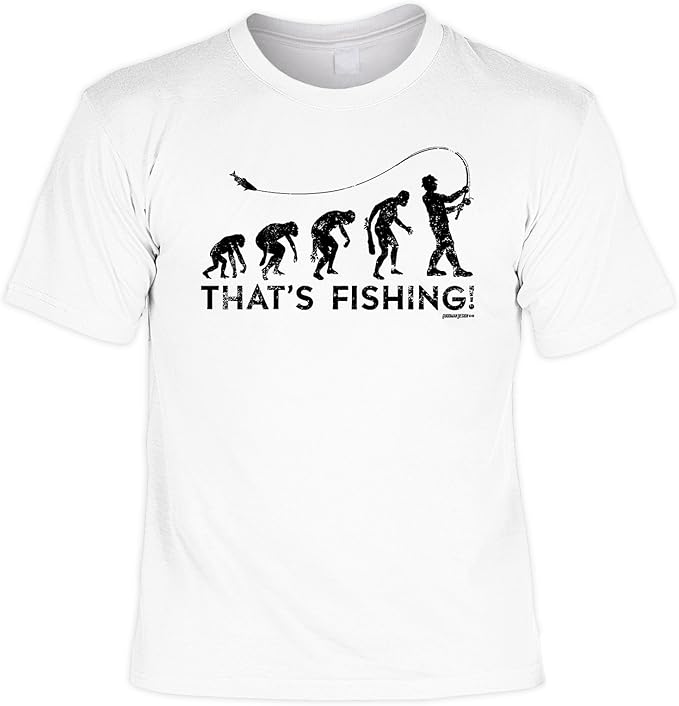 Angler lustiges Sprüche TShirt Angler That´s Fishing! Sportshirt