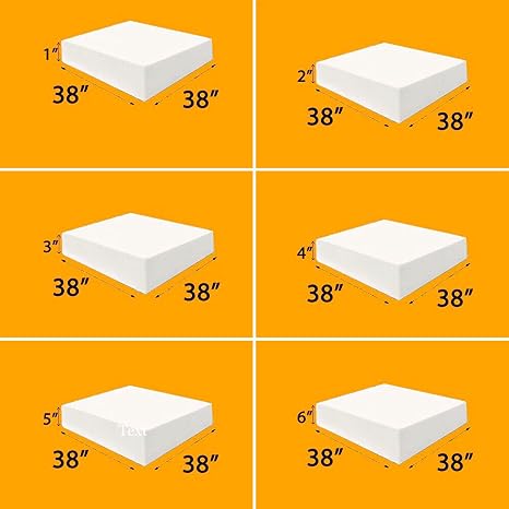 Amazon Com Outdoor Premium Quality Dry Fast Anti Mildew Upholstery Cushions Foam Sheet Marine Patio Furniture 4x38x38 Arts Crafts Sewing