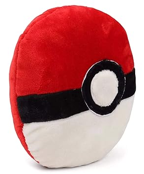 Tickles White Red Pokemon Pokeball Cushion Stuffed Soft Plush Toy 36 cm AT-C152