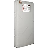 Simmons Kids Beautyrest Beginnings Sleepy Whispers Ultra Deluxe 2 n 1 Crib and Toddler Mattress, Neutral