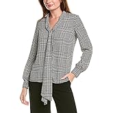 Brooks Brothers Womens Long Sleeve Pattern Blouse