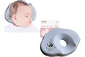SECOND MUM 2024 New Upgrade Soft and Cozy Made of Slow Rebound Foam Newborn Headrest - Baby Stroller Bassinet Insert Suitable for Sleeping Flat Design Cloud Shape