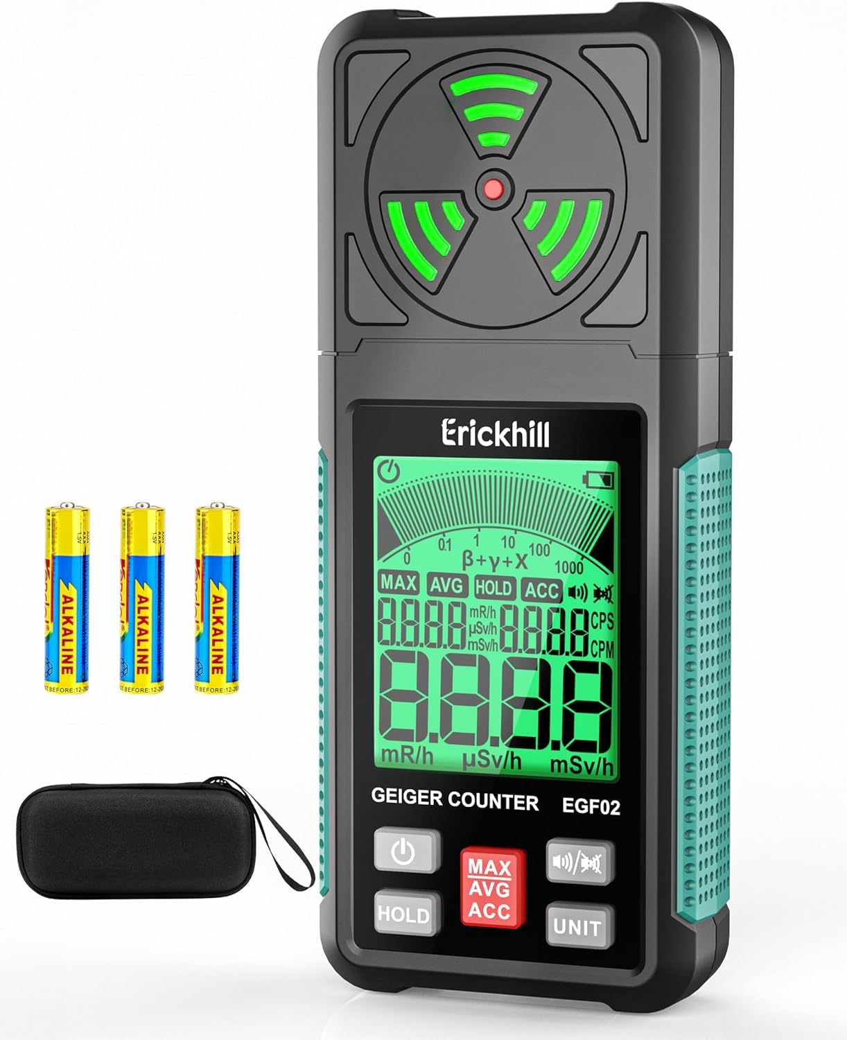 ERICKHILL Geiger Counter, Electromagnetic Nuclear