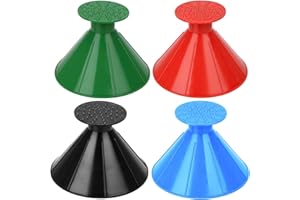 4 Pack Magical Ice Scraper, Round Snow Scraper for Car Windshield, Magic Cone-Shaped Scraper Funnel, 2 in 1 Snow Removal Shov