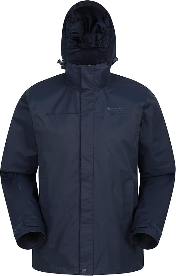 Mountain Warehouse Trek Mens Waterproof Jacket Breathable Rain Jacket