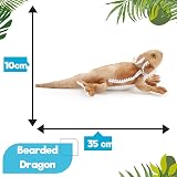 Zappi Co 34cm Bearded Dragon Plush Toy 100% Recycled Materials Eco Friendly view 4