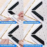 ZTMY Anti-Slip Rug Gripper 10 Piece Set – Reusable Carpet Corner Tape for view 3