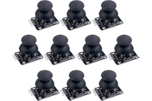 Wishiot PS2 Joystick Axis Sensor Module Game Controller Joystick Breakout Module for Arduino（Pack of 10）
