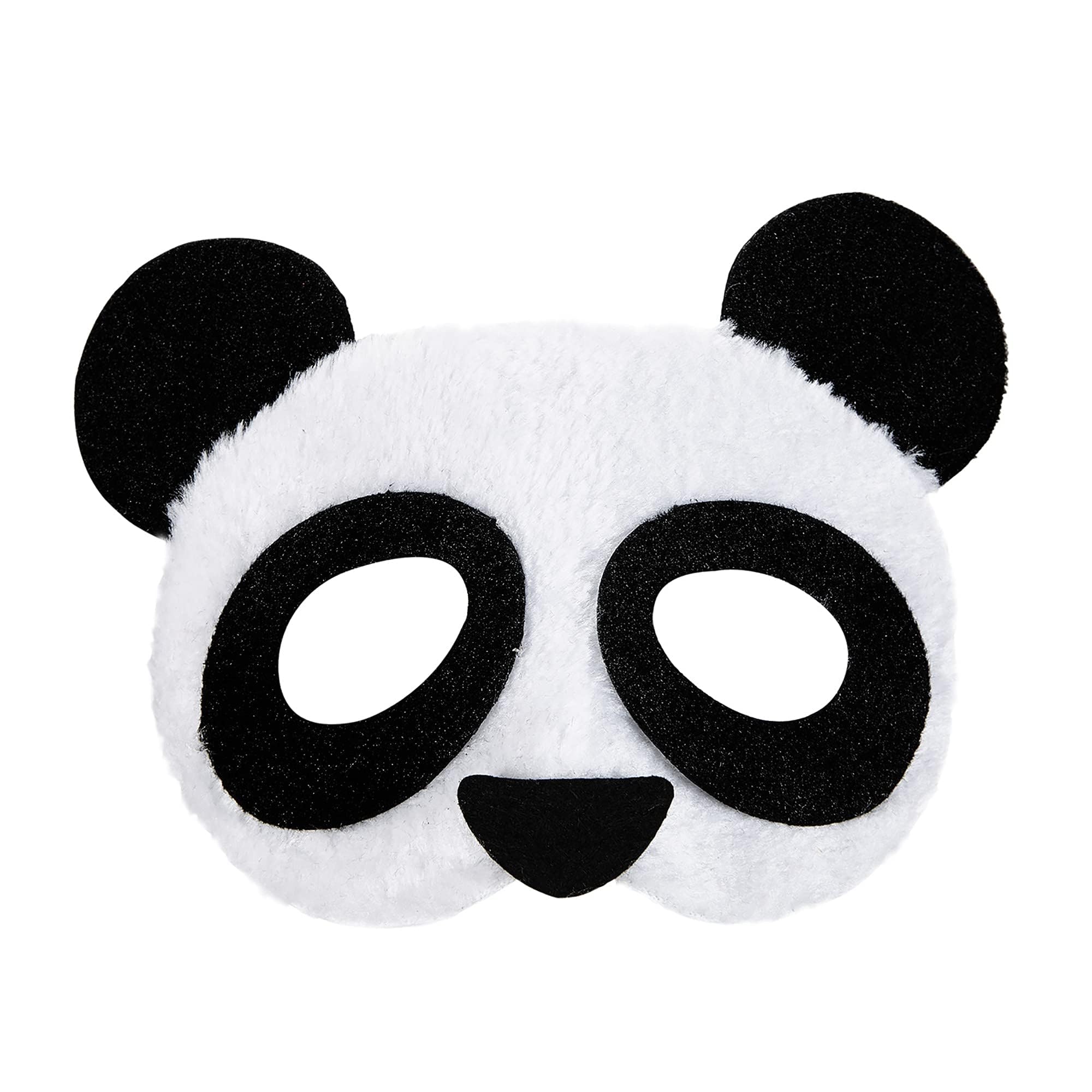 W WIDMANN MILANO Party Fashion - Plush Panda Mask for Adults, Unisex, Animals, Carnival, Theme Parties