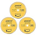 3Pack 5-1/2 Inch 130T Circular Saw Blade 5/8 Inch (16mm) Arbor, Plywood, OSB, Paneling and Vinyl Siding Fast and Smooth Cutting Saw Blade, with 5/8"-1/2" and 5/8"-3/8" Bushing