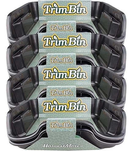 Harvest-More TrimBin - Kit Récolte Plantes Avec Tamis Pollen 150 Microns - Pour Herbes Et Fleurs - Noir