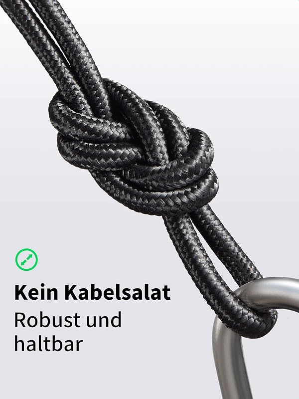 USB C Ladekabel QC 3.0 USB C Kabel USB 3.0 5Gbps Nylon
