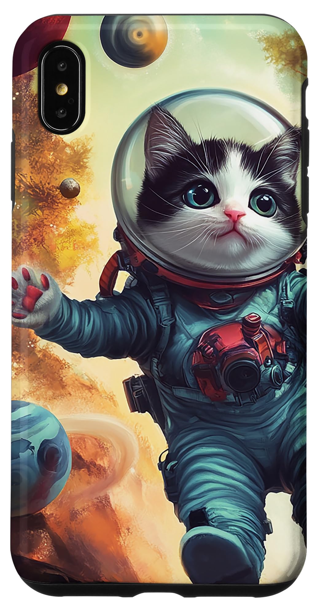 iPhone XS Max Cosmic Kitten's Galactic Discovery Case