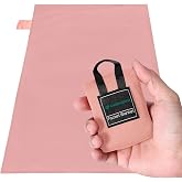 Odoland Sandproof Beach Blanket, Waterproof Picnic Mat with Carry Pouch | 43.3“x27.5” Quick Dry Mat, Foldable Lightweight Sand Free Ourdoor Blanket Tarp for Hiking, Camping, Travel, Pink