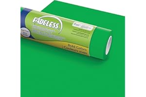 Fadeless Bulletin Board Paper, Fade-Resistant Paper for Classroom Decor, 24” x 60’, Apple Green, 1 Roll