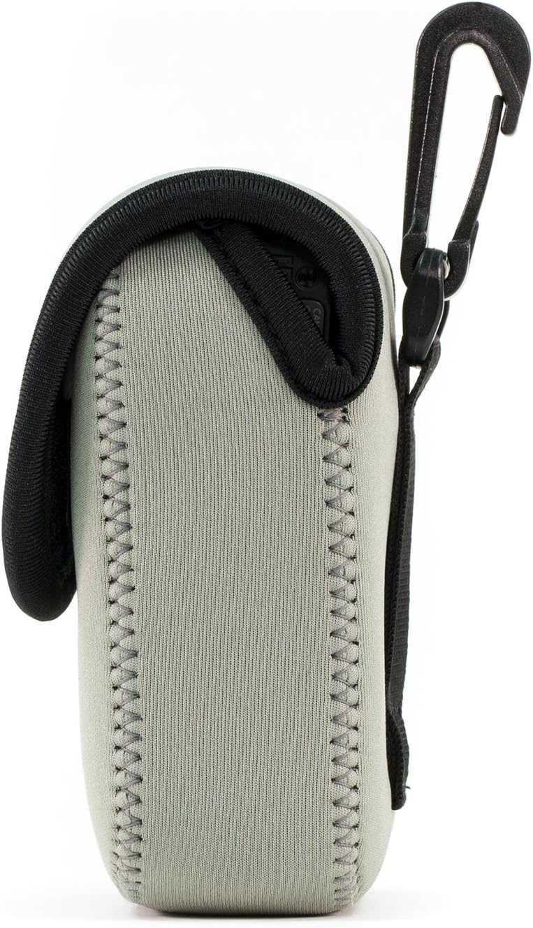 MegaGear MG780 Ultra Light Neoprene Case with Carabiner for Samsung WB35F/WB350F Camera - Grey - Image 4