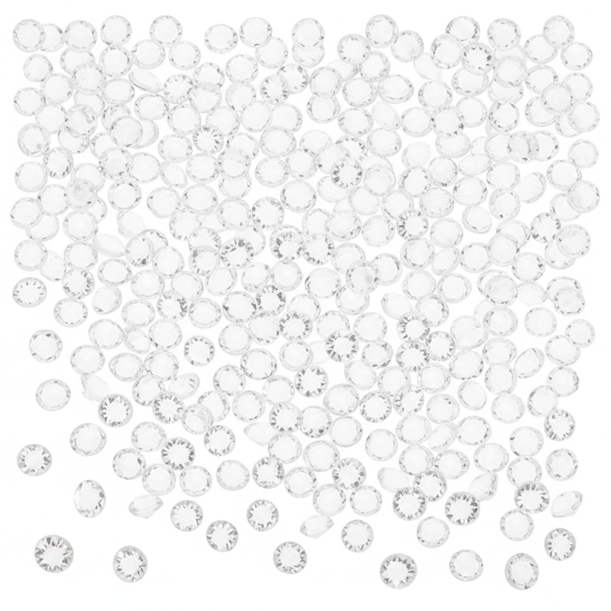 5000 Scatter Confetti Crystals Acrylic 4.5mm Diamonds Rhinestones for Table Centerpiece Wedding Anniversary Bridal Shower Decorations Vase Beads