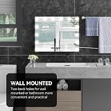 eklipt Hollywood Vanity Mirror 50x42cm with 14 LED Bulbs & Touch Control view 8