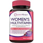 Doctor's Recipes Women&rsquo;s Multivitamin, Complete Methylated Multivitamins, Vitamin A, C, D, E, B12, Iron, Inositol &amp; Superfood, Hair Growth, Immune, Energy, Blood, Ages 18+, Easy to Swallow, 60 Tablets