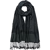 QIUTIMIY Paisley Pashmina Shawl Wrap Women Reversible Vintage Jacquard Pashmina Rave Scarf with Fringe for Evening, Wedding