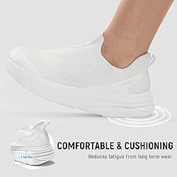 AIRHAS Womens Wide Toe Box Walking Shoes Slip On