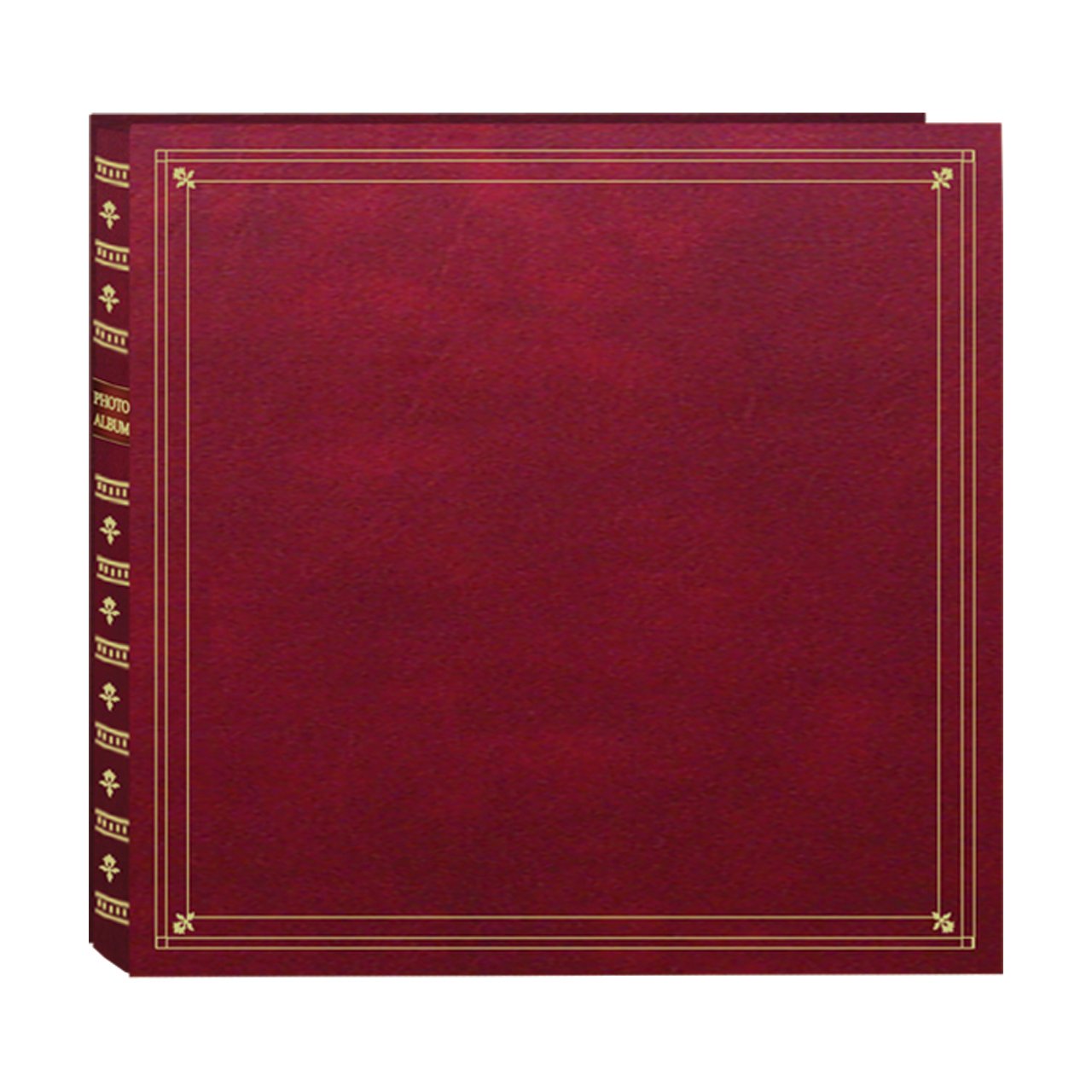 Pioneer Photo Albums 300-Pocket Post Bound Leatherette Cover Photo Album for 3.5 by 5.25-Inch Prints, Burgundy
